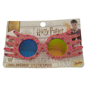 Women's Harry Potter Luna Lovegood Spectrespecs One Size Pink Blue Glasses